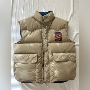 Vintage Reversible Puffer Vest